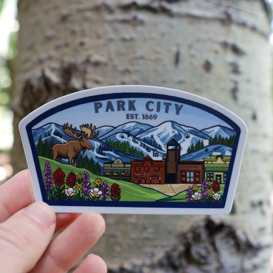 Main Street Park City Sticker