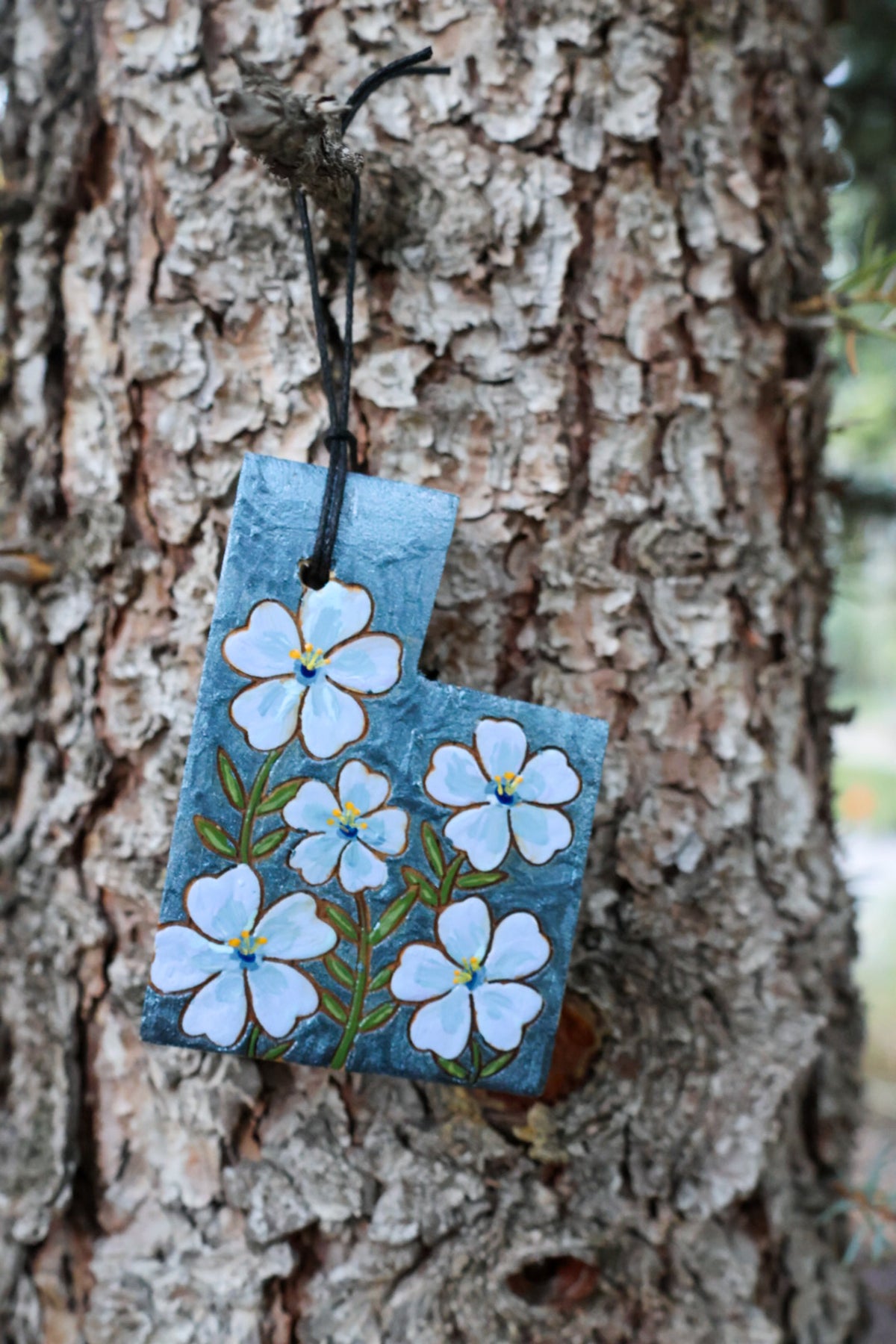 Blue Flax Utah Ornament