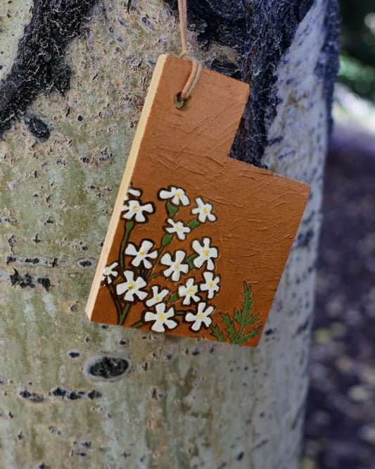 Western Yarrow Utah Ornament