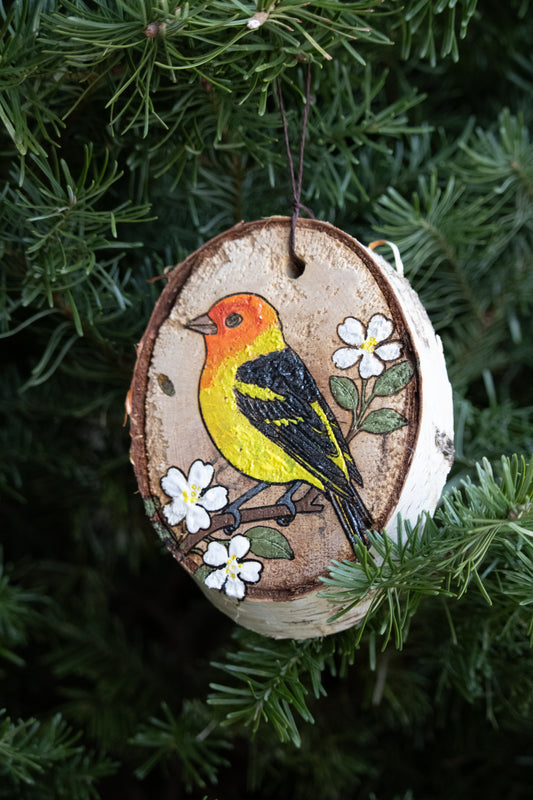 Western Tanager Ornament