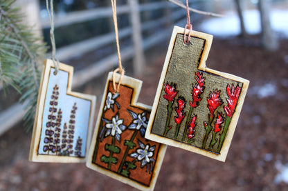 Indian Paintbrush Utah Ornament