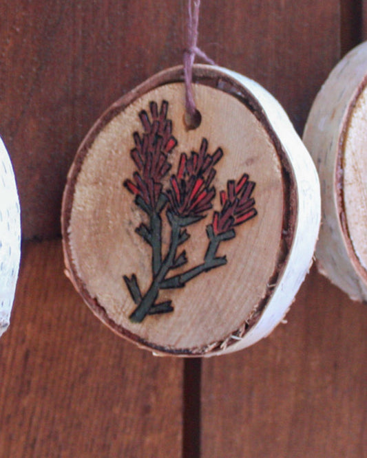 Indian Paintbrush Ornament
