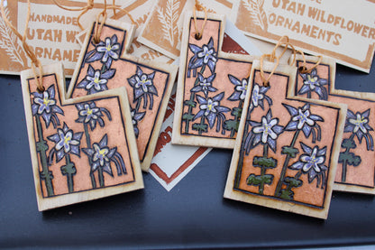 Columbine Utah Ornament