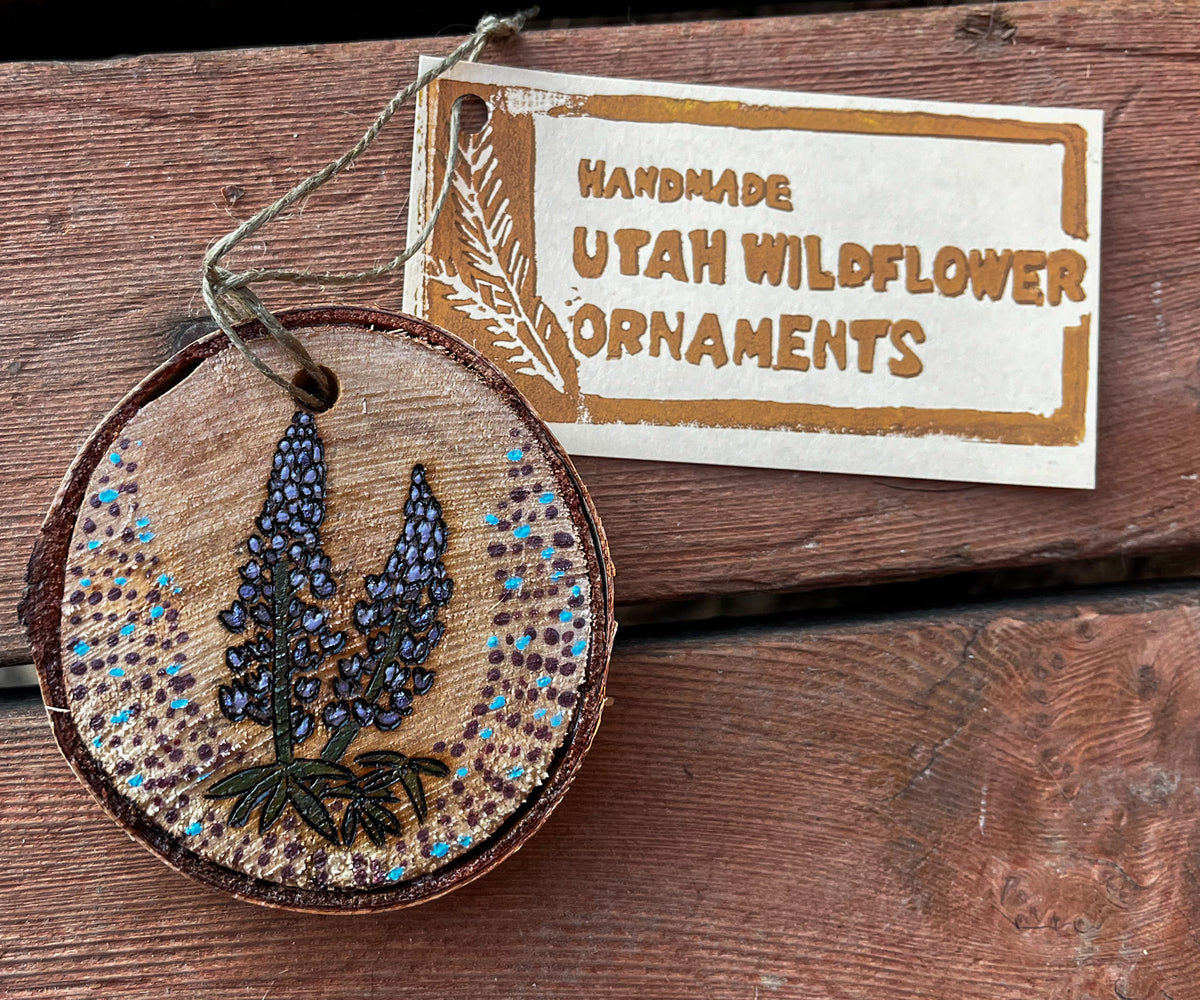 Silvery Lupine Ornament
