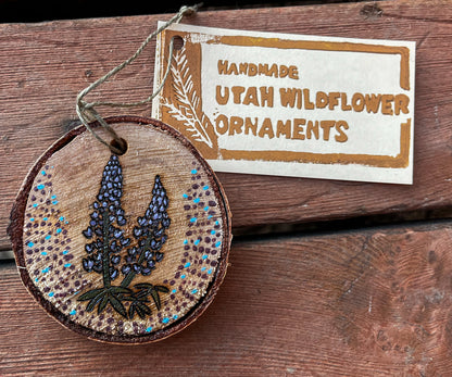 Silvery Lupine Ornament