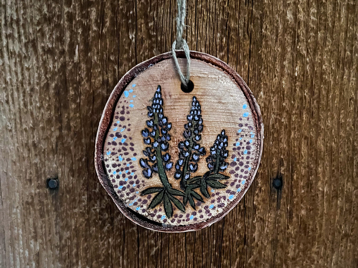 Silvery Lupine Ornament