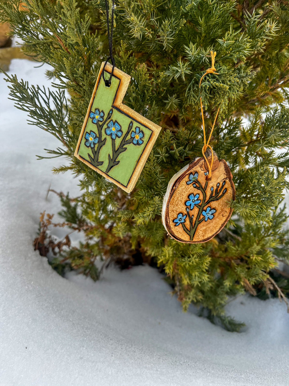 Blue Flax Ornament