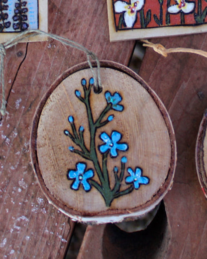 Blue Flax Ornament